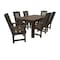Highwood Usa Lehigh 7pc Rectangular Outdoor Patio Furniture Dining Set 72 x 42 AD-ST7LH1CO4AA-ACE - alternate 1